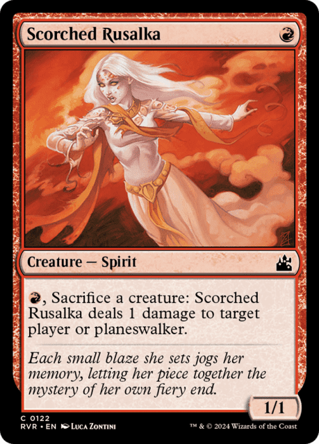 Scorched Rusalka (122) — Ravnica Remastered