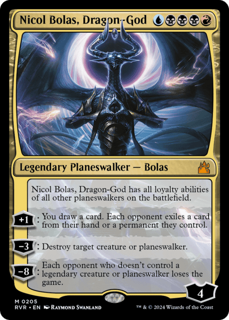Nicol Bolas, Dragon-God (205) — Ravnica Remastered