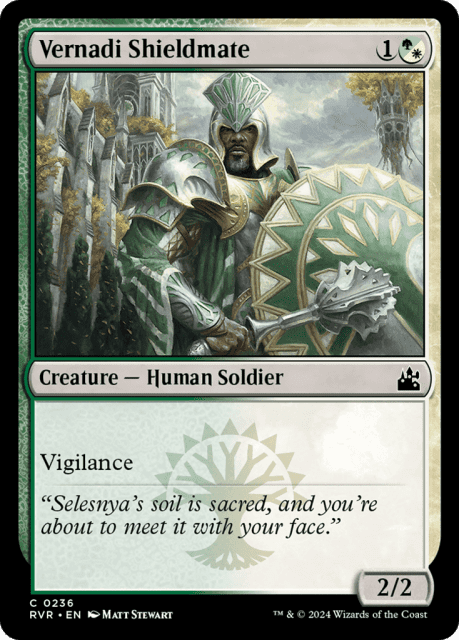 Vernadi Shieldmate (236) — Ravnica Remastered
