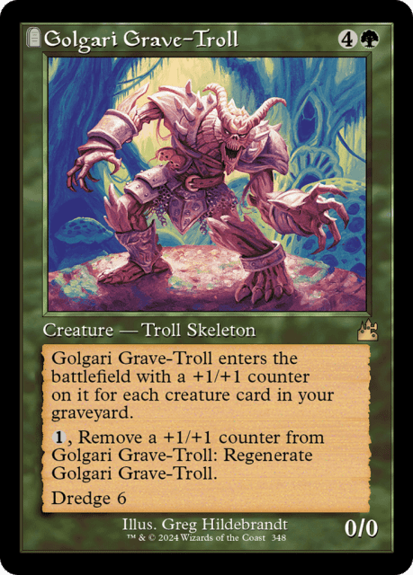 Golgari Grave-Troll (348) — Ravnica Remastered