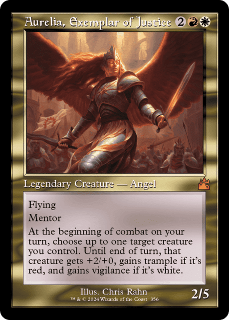 Aurelia, Exemplar of Justice (356) — Ravnica Remastered