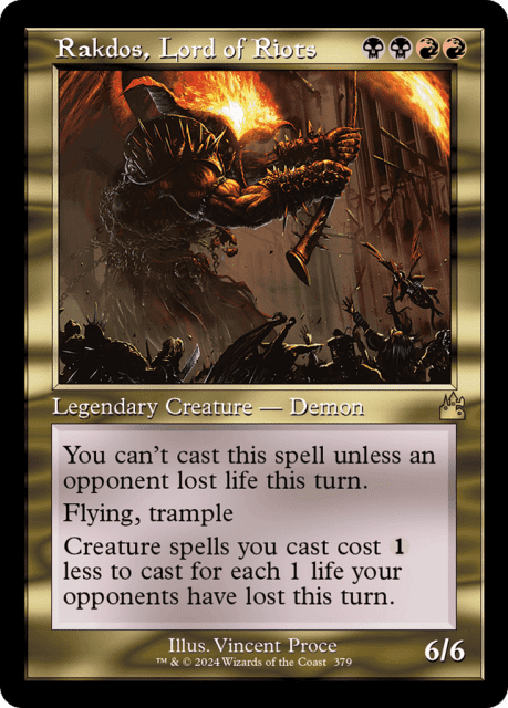 Rakdos, Lord of Riots (379) — Ravnica Remastered