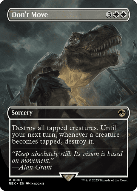 Don't Move (1) — Jurassic World Collection