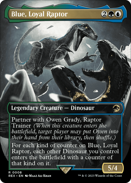 Blue, Loyal Raptor (8) — Jurassic World Collection