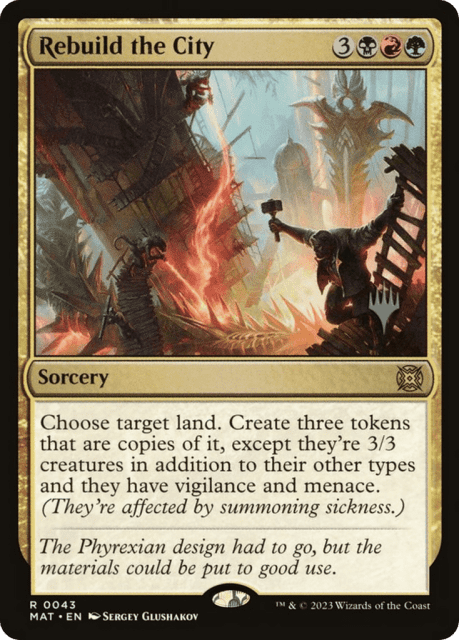 Rebuild the City (43) — March of the Machine: The Aftermath Promos