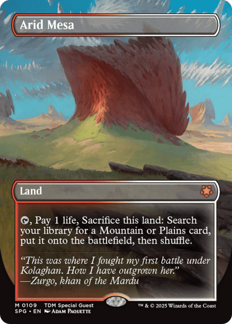Arid Mesa (109) — Special Guests