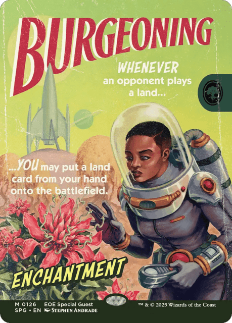 Burgeoning (126) — Special Guests