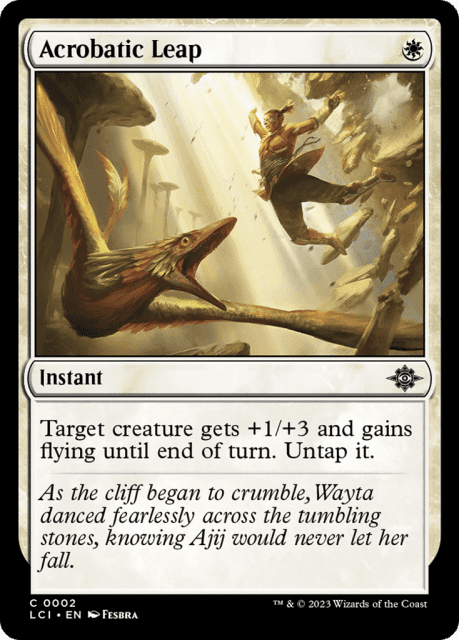Acrobatic Leap (2) — The Lost Caverns of Ixalan