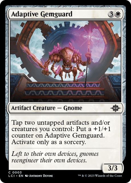 Adaptive Gemguard (3) — The Lost Caverns of Ixalan