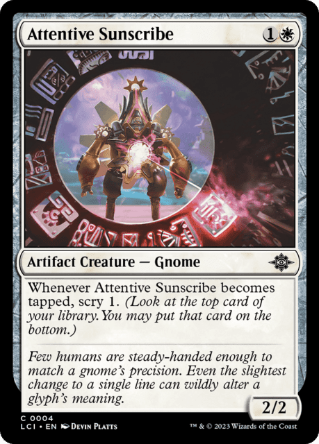 Attentive Sunscribe (4) — The Lost Caverns of Ixalan