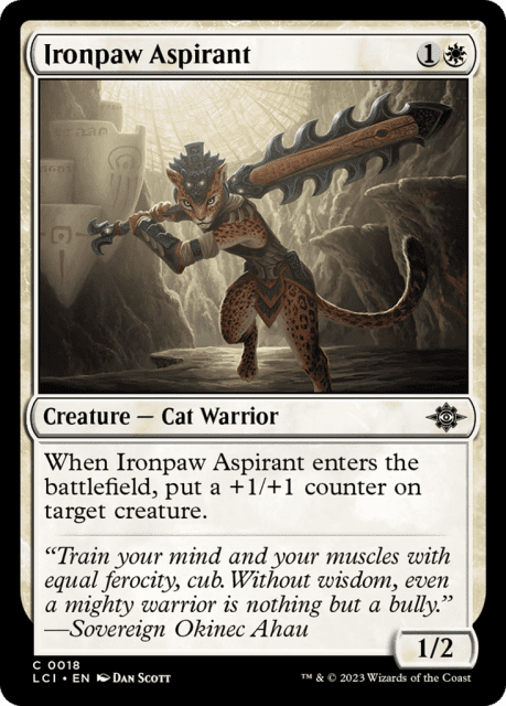 Ironpaw Aspirant (18) — The Lost Caverns of Ixalan