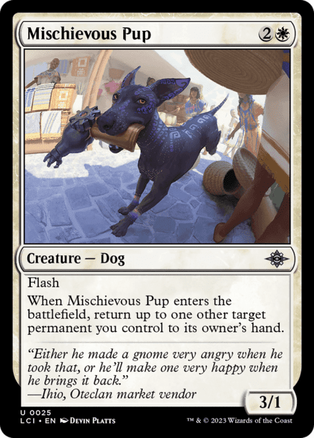 Mischievous Pup (25) — The Lost Caverns of Ixalan