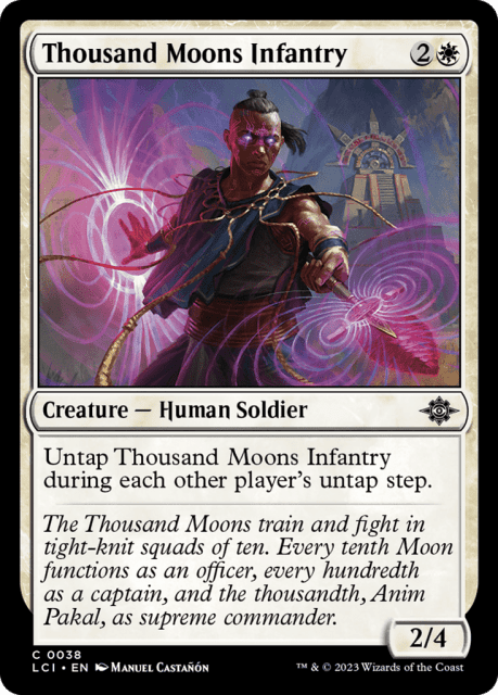 Thousand Moons Infantry (38) — The Lost Caverns of Ixalan