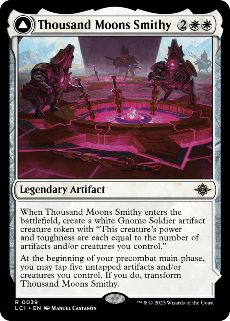 Thousand Moons Smithy // Barracks of the Thousand (39) — The Lost Caverns of Ixalan