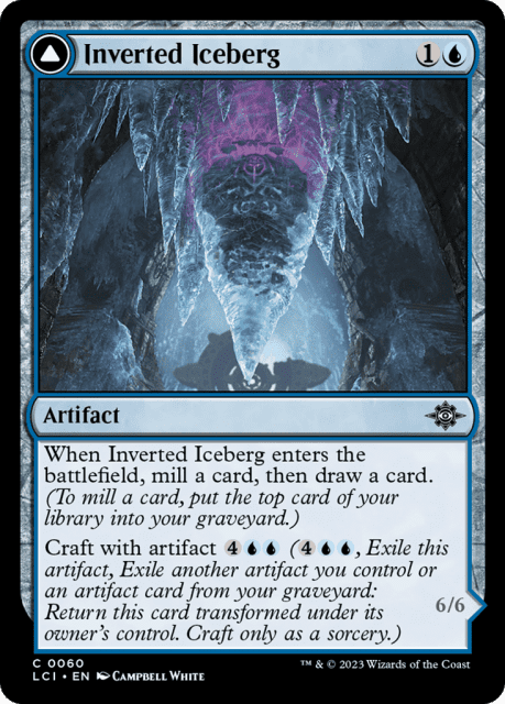 Inverted Iceberg // Iceberg Titan (60) — The Lost Caverns of Ixalan