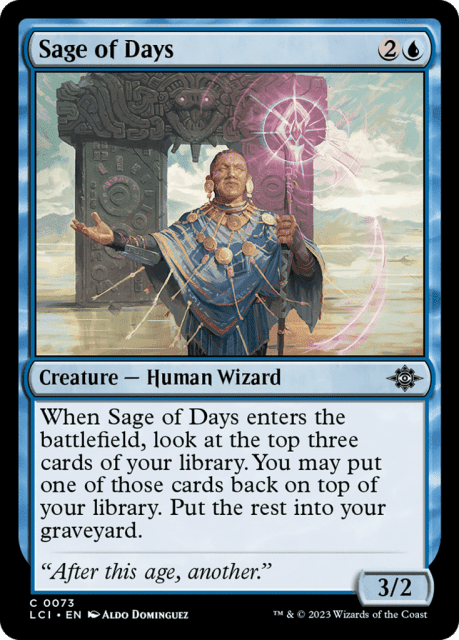 Sage of Days (73) — The Lost Caverns of Ixalan