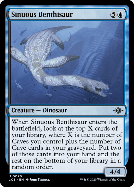 Sinuous Benthisaur (76) — The Lost Caverns of Ixalan