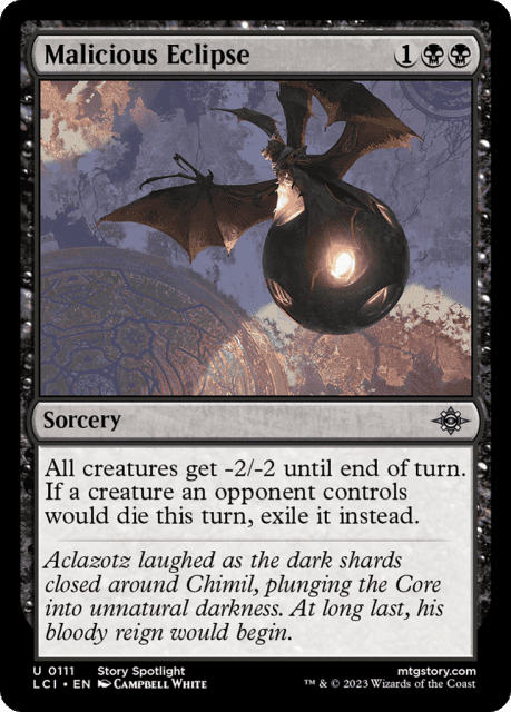 Malicious Eclipse (111) — The Lost Caverns of Ixalan