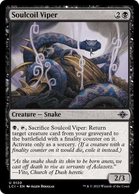Soulcoil Viper (120) — The Lost Caverns of Ixalan