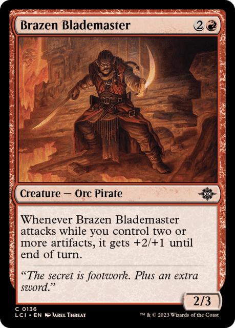 Brazen Blademaster (136) — The Lost Caverns of Ixalan