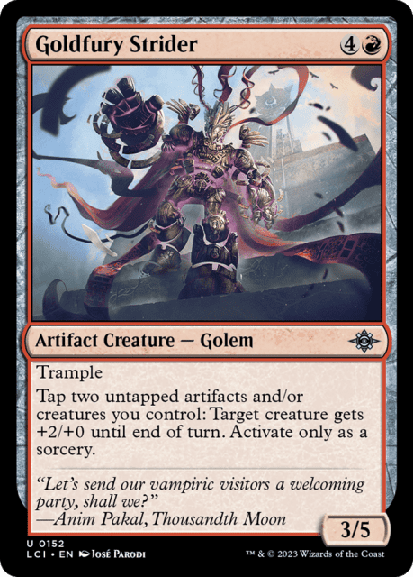 Goldfury Strider (152) — The Lost Caverns of Ixalan
