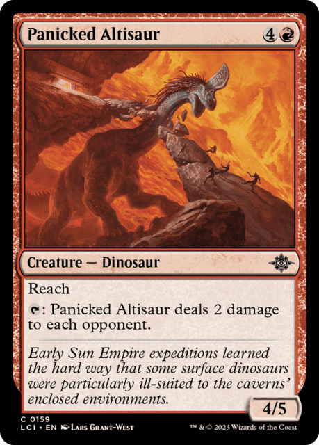 Panicked Altisaur (159) — The Lost Caverns of Ixalan