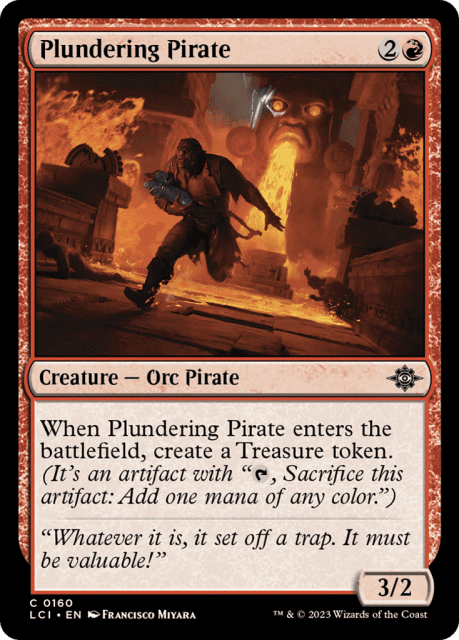 Plundering Pirate (160) — The Lost Caverns of Ixalan