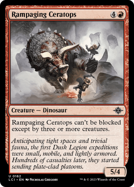 Rampaging Ceratops (162) — The Lost Caverns of Ixalan