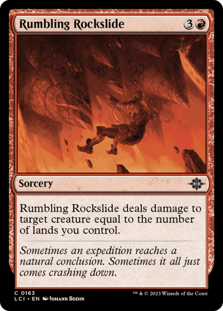Rumbling Rockslide (163) — The Lost Caverns of Ixalan