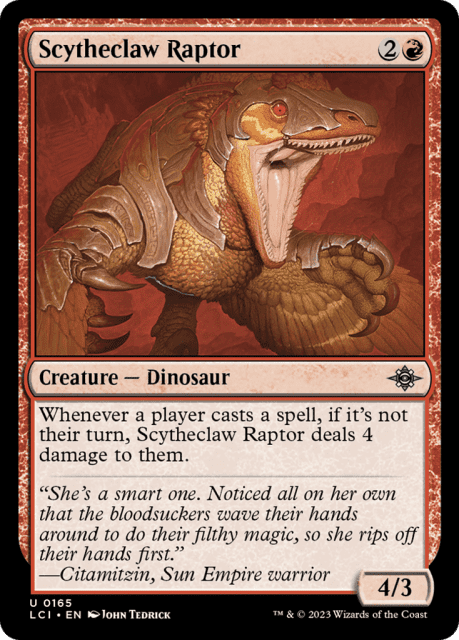 Scytheclaw Raptor (165) — The Lost Caverns of Ixalan