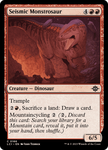 Seismic Monstrosaur (166) — The Lost Caverns of Ixalan