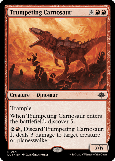 Trumpeting Carnosaur (171) — The Lost Caverns of Ixalan