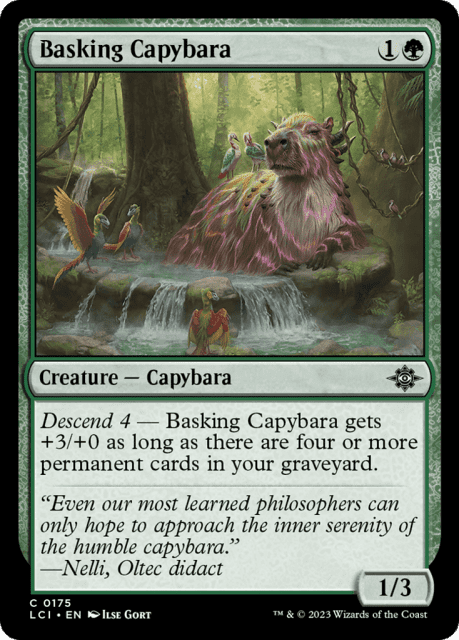 Basking Capybara (175) — The Lost Caverns of Ixalan