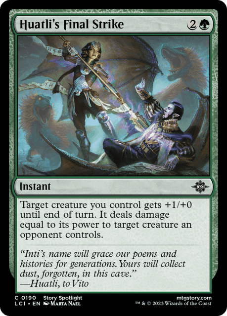 Huatli's Final Strike (190) — The Lost Caverns of Ixalan