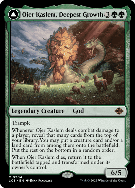 Ojer Kaslem, Deepest Growth // Temple of Cultivation (204) — The Lost Caverns of Ixalan
