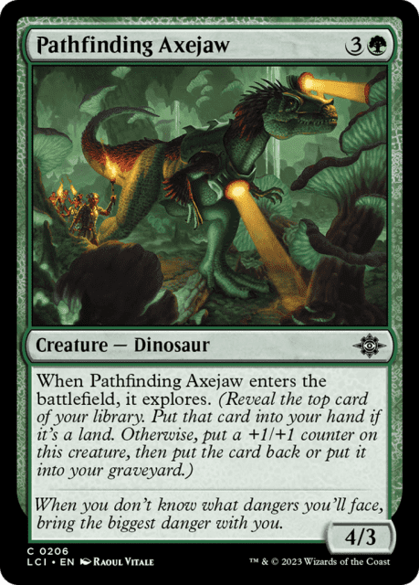 Pathfinding Axejaw (206) — The Lost Caverns of Ixalan