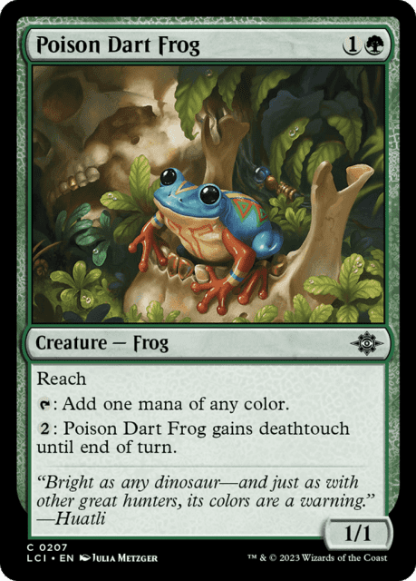 Poison Dart Frog (207) — The Lost Caverns of Ixalan