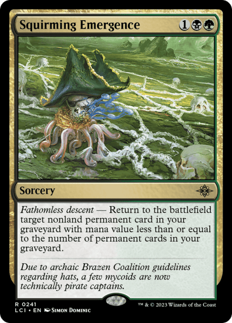 Squirming Emergence (241) — The Lost Caverns of Ixalan