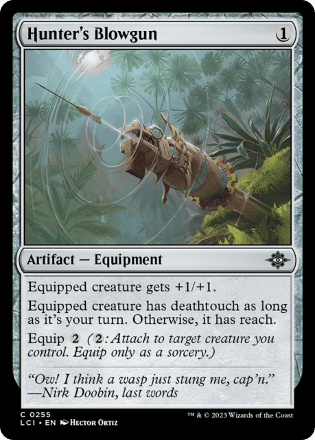 Hunter's Blowgun (255) — The Lost Caverns of Ixalan