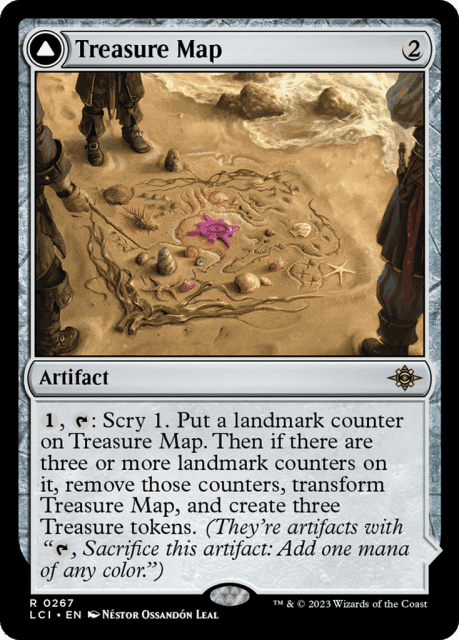 Treasure Map // Treasure Cove (267) — The Lost Caverns of Ixalan