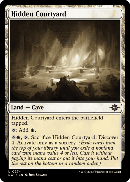 Hidden Courtyard (274) — The Lost Caverns of Ixalan