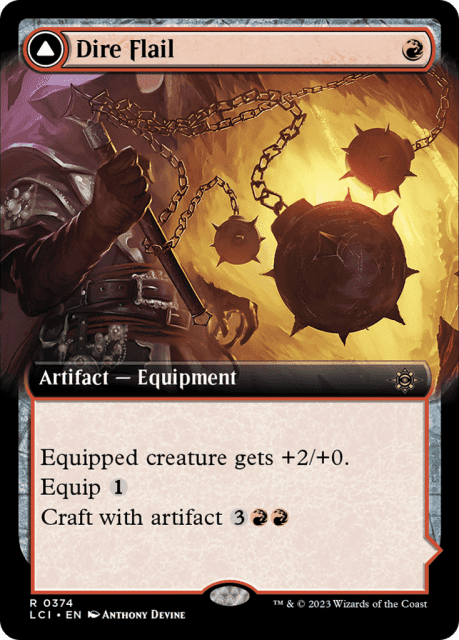 Dire Flail // Dire Blunderbuss (374) — The Lost Caverns of Ixalan