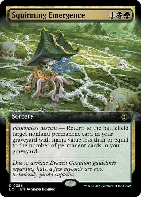 Squirming Emergence (386) — The Lost Caverns of Ixalan