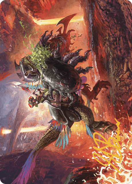 Triumphant Chomp (21) — The Lost Caverns of Ixalan Art Series
