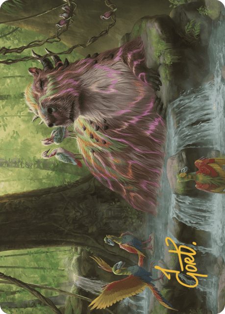 Basking Capybara (22) — The Lost Caverns of Ixalan Art Series