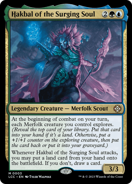 Hakbal of the Surging Soul (3) — The Lost Caverns of Ixalan Commander