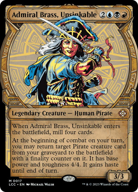 Admiral Brass, Unsinkable (17) — The Lost Caverns of Ixalan Commander