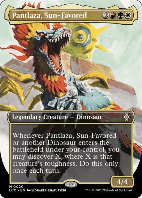 Pantlaza, Sun-Favored (20) — The Lost Caverns of Ixalan Commander