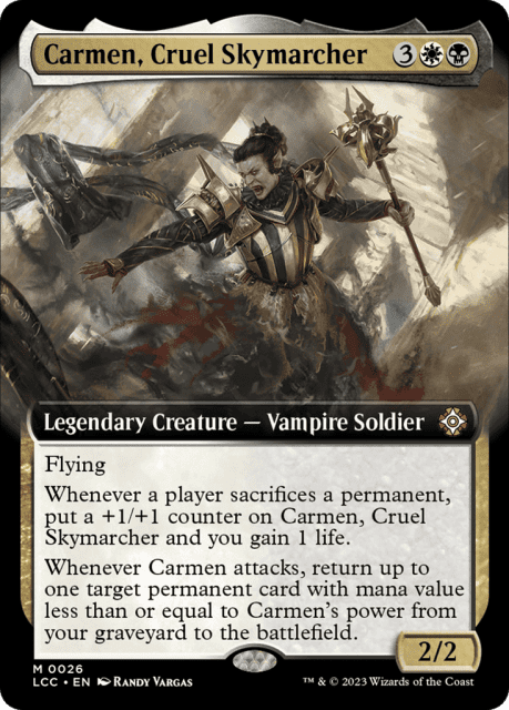 Carmen, Cruel Skymarcher (26) — The Lost Caverns of Ixalan Commander