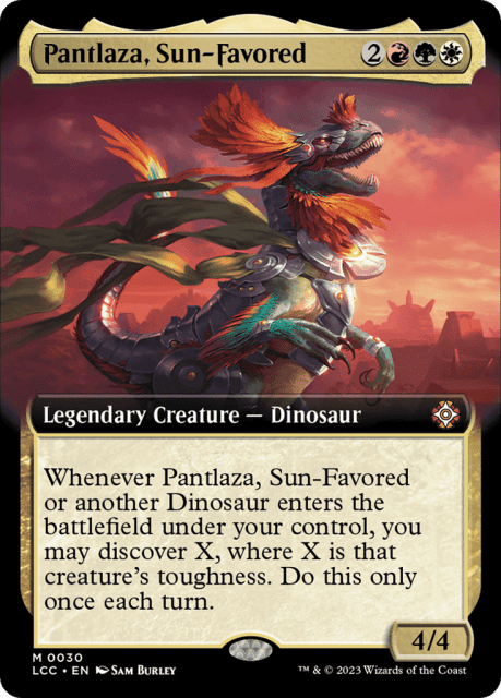 Pantlaza, Sun-Favored (30) — The Lost Caverns of Ixalan Commander